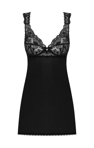 Donna Dream Babydoll Koszulka damska Obsessive - czarny