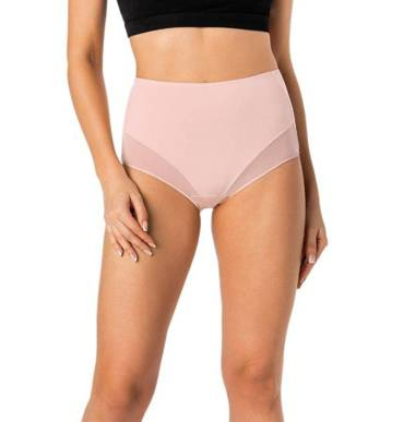 1123 Lilly Figi z wysokim stanem Teyli - pudrowy różowy