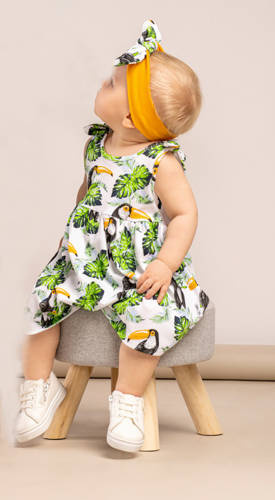 186166 Sukienka bawełniana "Tukan" Nicol