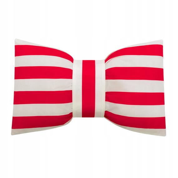 Poduszka świąteczna Kokarda 30x50 welurowa Spod Igły i Nitki – dekoracja bożonarodzeniowa