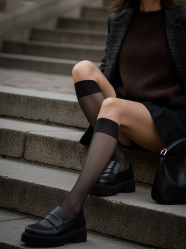 Relax Podkolanówki damskie 20 den Mona czarny