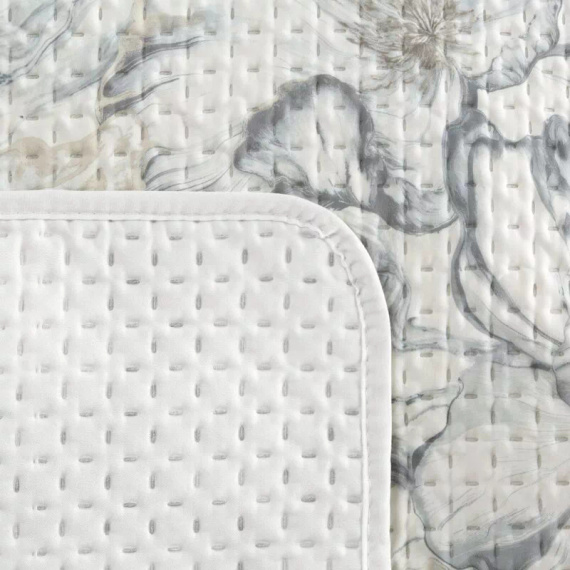 Narzuta Eurofirany Lisa Biała 100% Poliester Elegancka Narzuta na Łóżko