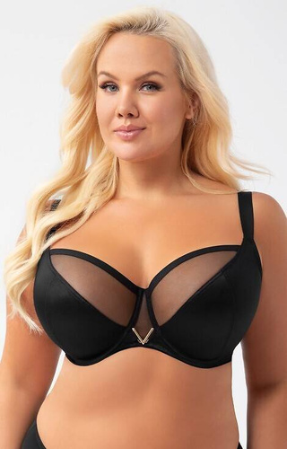 K 564 Vicky Biustonosz miękki Gorsenia czarny