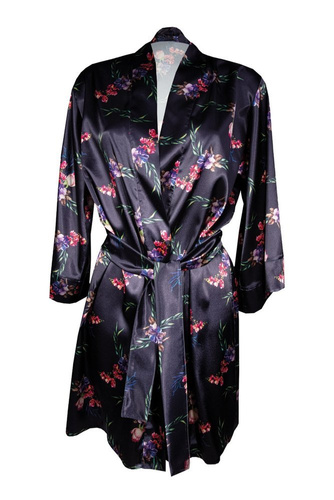 DK-P Flowers Podomka damska DKaren - granatowy 009