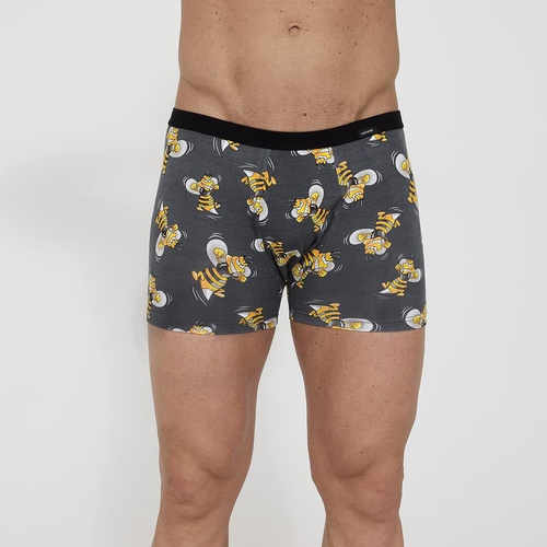 Cornette Tattoo 280/254 Homel – bawełniane bokserki męskie grafit