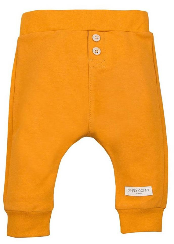 Spodnie z guzikami "Simply Comfy" Ewa Klucze- szary melanż