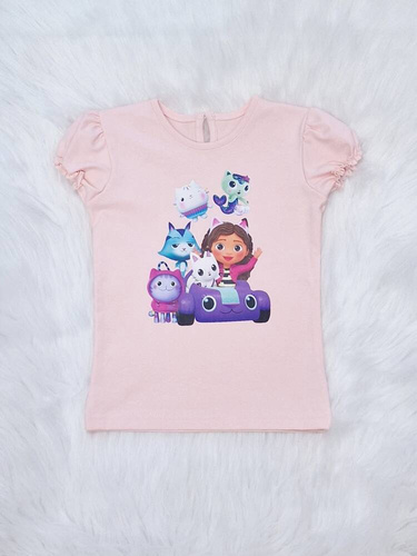 Przyjaciele Koszulka dziecięca krótki rękaw Bambarillo pudrowy róż