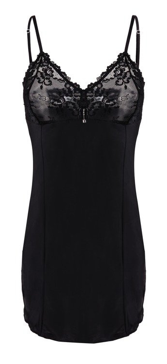 Greta Koszulka damska wąskie ramiączko DKaren- czarny