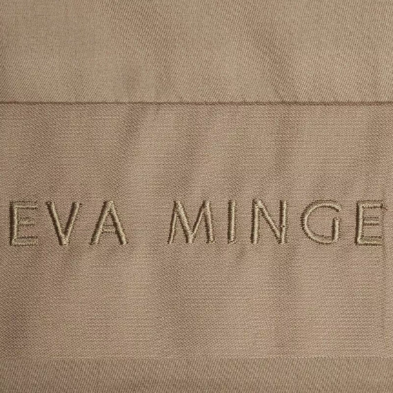 1E Elegant Pościel satynowa Eva Minge Eurofirany jasny brązowy | Makosatyna 100% bawełna