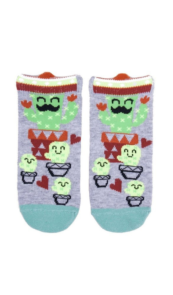 SK-65 Wzór 3D Silikon Skarpetki chłopięce YO! mix kolor