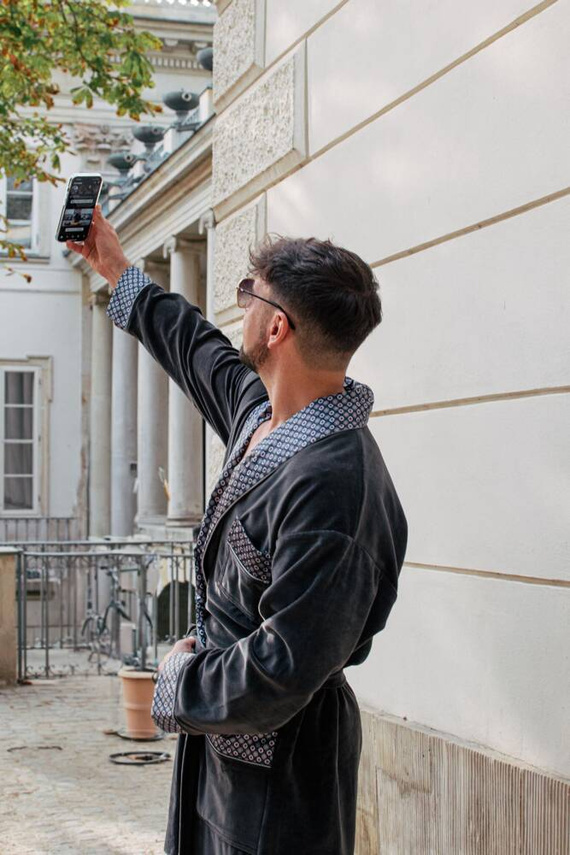 773 Bonjour szlafrok męski forex - grafit