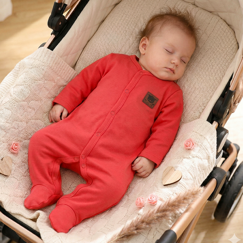 ABN-5638 Pajac niemowlęcy Słodka Koala Nini 100% bawełna organiczna Polska