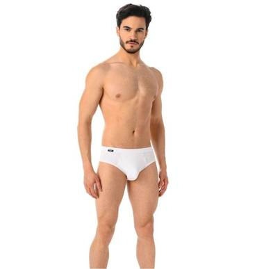 802-3 Toni Wielopak Slipów Męskich Teyli  - białe