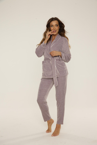 837 Macarena Komplet dresowy De Lafense - beżowy melanż