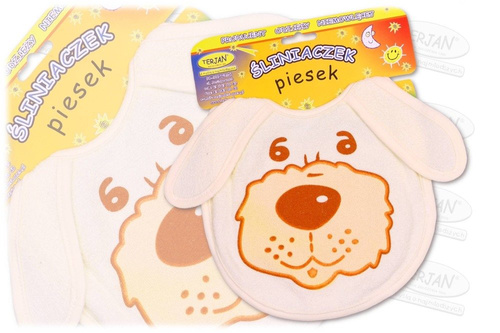 Śliniak piesek TERJAN różowy