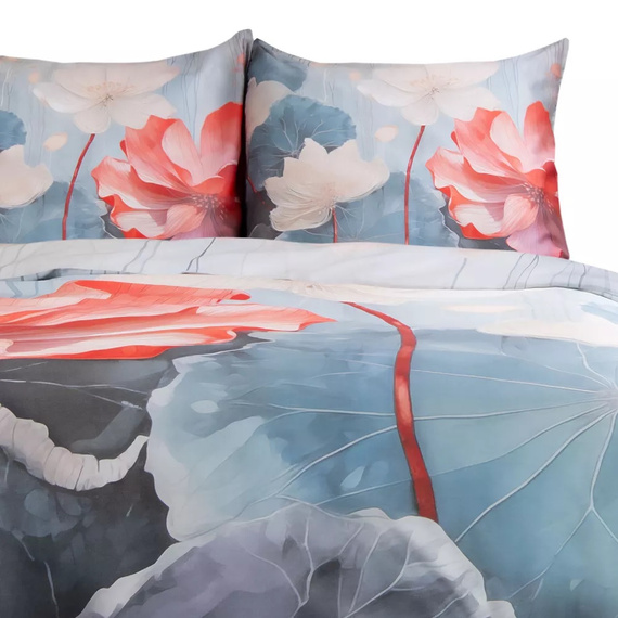 12406 Pościel satynowa kwiaty Darymex satynlove premium