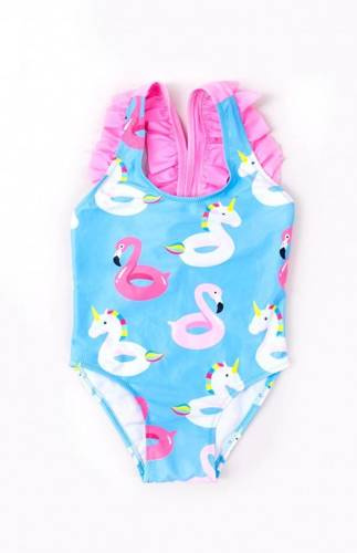 LKJ-28 Strój kąpielowy dziecięcy YO! -  błękitny