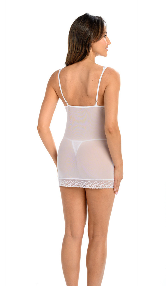 2126 Herty Koszula Nocna Siateczkowa Teyli - biały