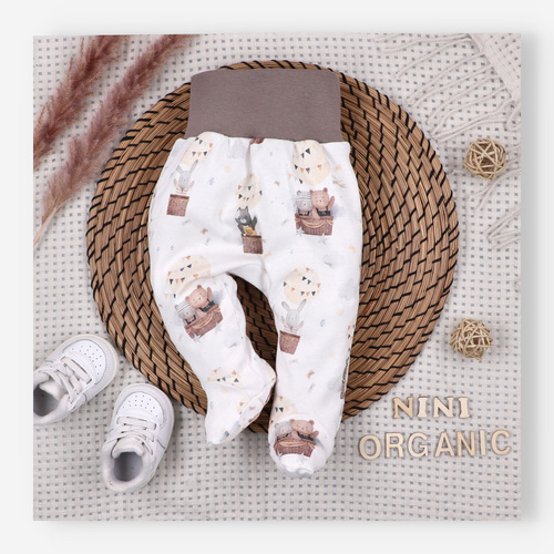 ABN-5661 Nini Półśpiochy Niemowlęce Balloon Friends 100% Bawełna Organiczna – PL