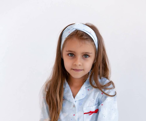 White bear Kids Opaska dziewczęca Sensis - błękitny