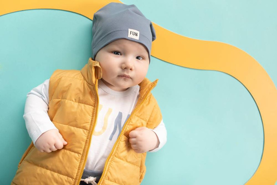 Fun Time Body z długim rękawem Pinokio - jasny miętowy