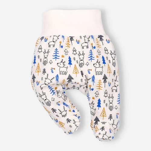 Jelonki Półśpiochy z bawełny organicznej Nini druk