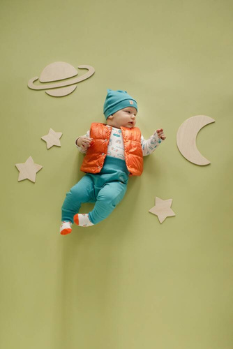 Orange Flip Bezrękawnik niemowlęcy Pinokio - pomarańczowy