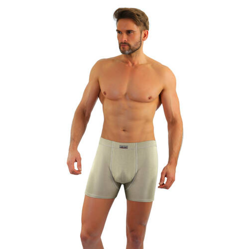 BM04 Lizard Bokserki męskie Sesto Senso - jasnobeżowy 