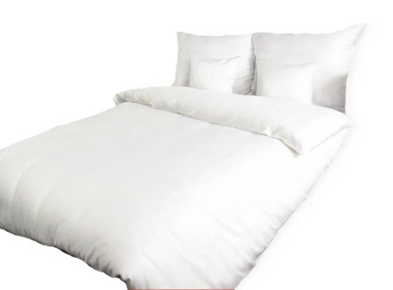 01 Pościel z kory jednobarwna Karo biały