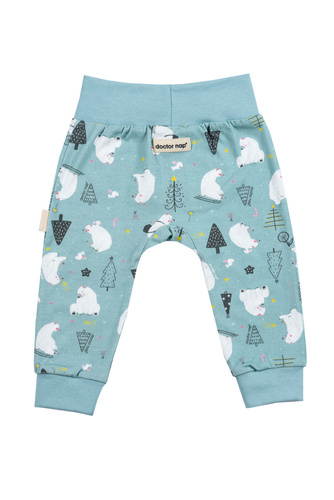 5379 Spodnie niemowlęce Doctor Nap - ice blue