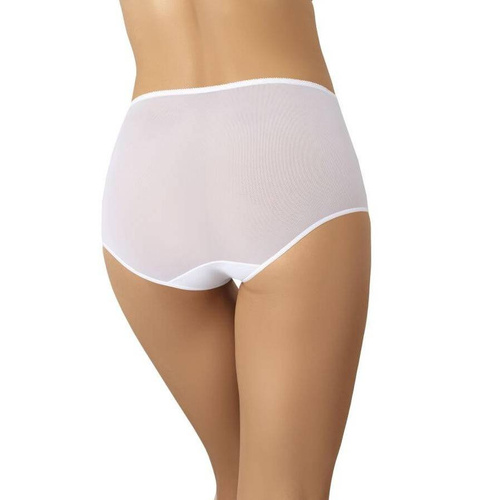 306 Retro Figi z wysokim stanem Teyli - biały