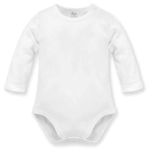 Lovely Day Body z długim rękawem Pinokio - biały