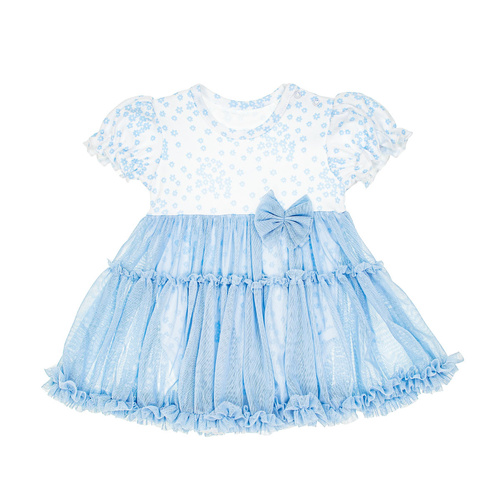 213159 Sukienko-body "Nelly" Nicol - niebieski