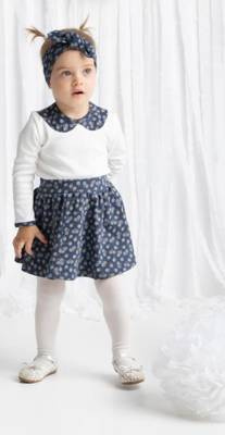 179174 Spódniczka bawełniana "Sonia" Nicol - granat