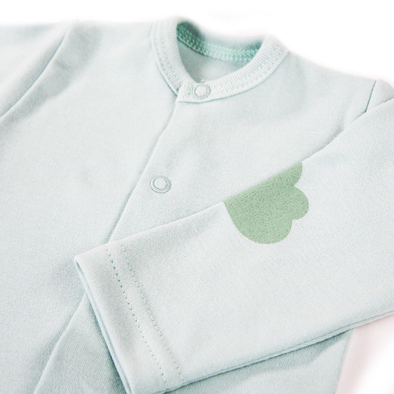 Mellow Kaftanik bawełniany Ewa Klucze- mięta