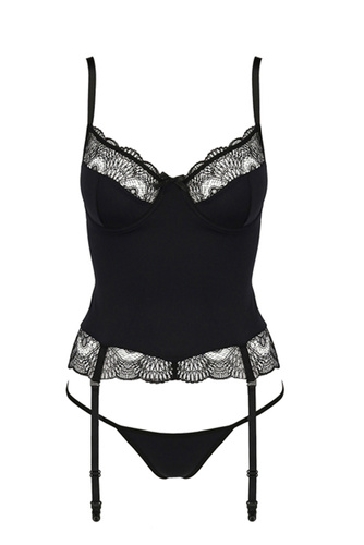 Alina Corset gorset damski Casmir czarny