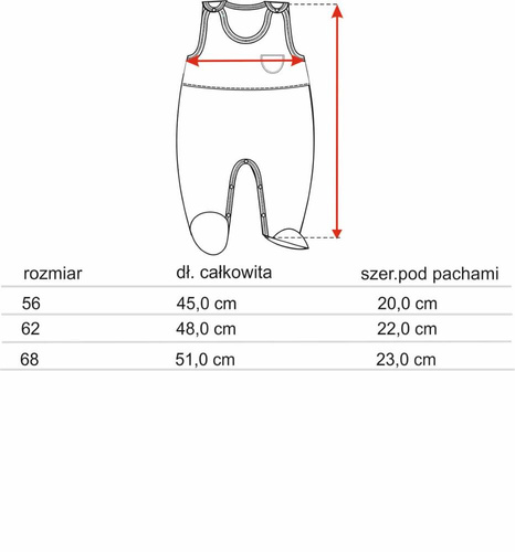 ABN-5658 Nini Śpiochy Niemowlęce 100% Bawełna Organiczna Balloon Friends– Polska Produkcja