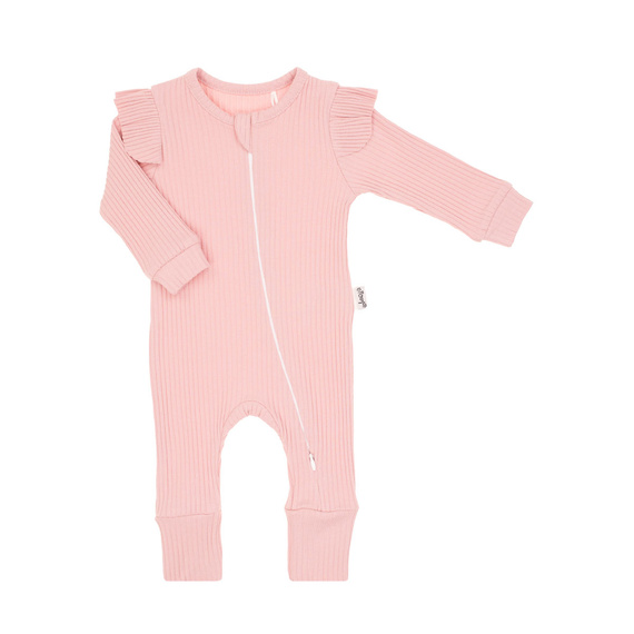 213032 Nelly Pajacyk bez stópek Nicol - różowy