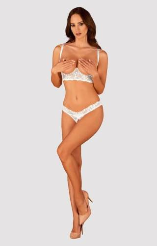 Heavenlly Cupless Set Komplet Obsessive - biały