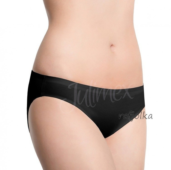 Figi Hi Cut Panty Cotton- czarny