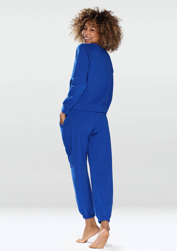 Wenezja Dresowy komplet damski Dkaren - niebieski