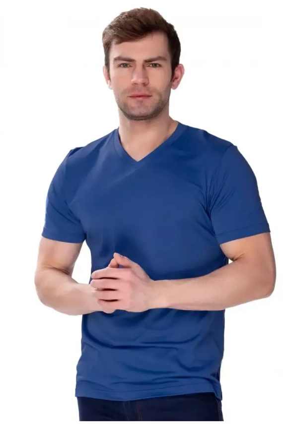 6087 Koszulka t-shirt Caro James Bradley jeansowy