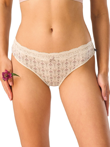 Figi Mini Bikini Key LPR 505 B26 A2 2-Pak Bawełniane z Koronką