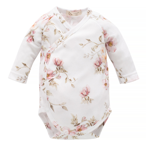 Wild Rose Body rozpinane z bawełny organicznej Yosoy