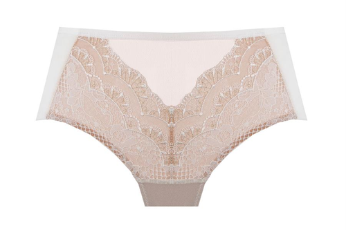 Rosali bokserki damskie Unikat ecru-beżowy