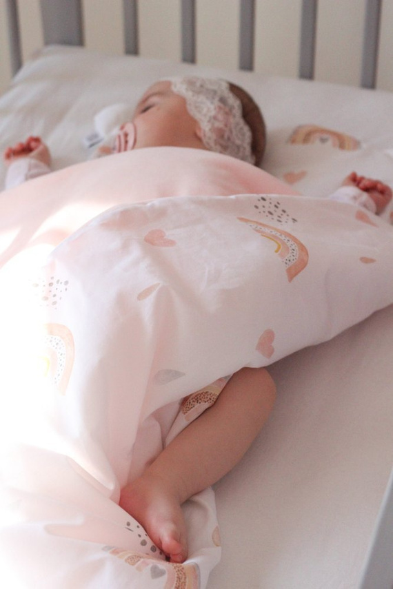 Poduszka muślinowa Blue Rainbow Yosoy