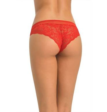 315 Lulu Figi brazyliany koronkowe Teyli - czerwony