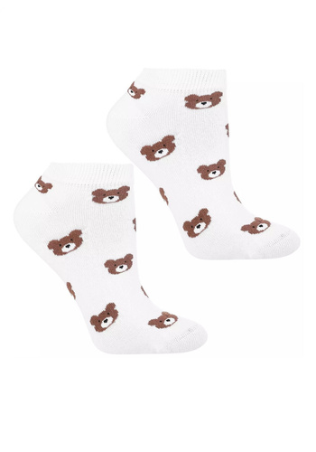 Stopki damskie Moraj CSD240-161 bawełniane wzór