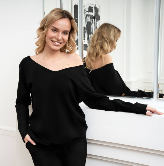 Karina Bluza damska Fashion -  czarna 