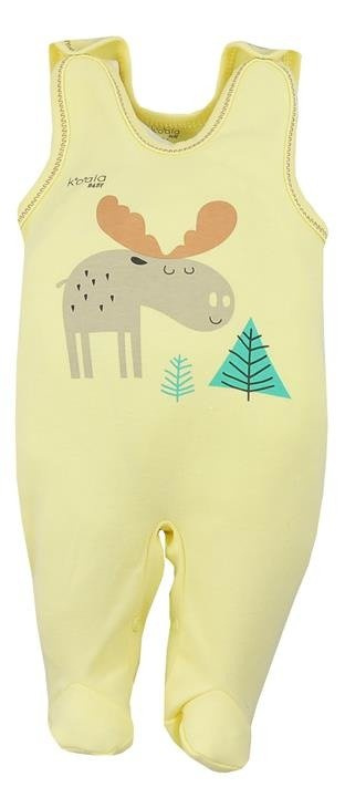 Śpioch bawełniany "HAPPY BABY" Koala żółty